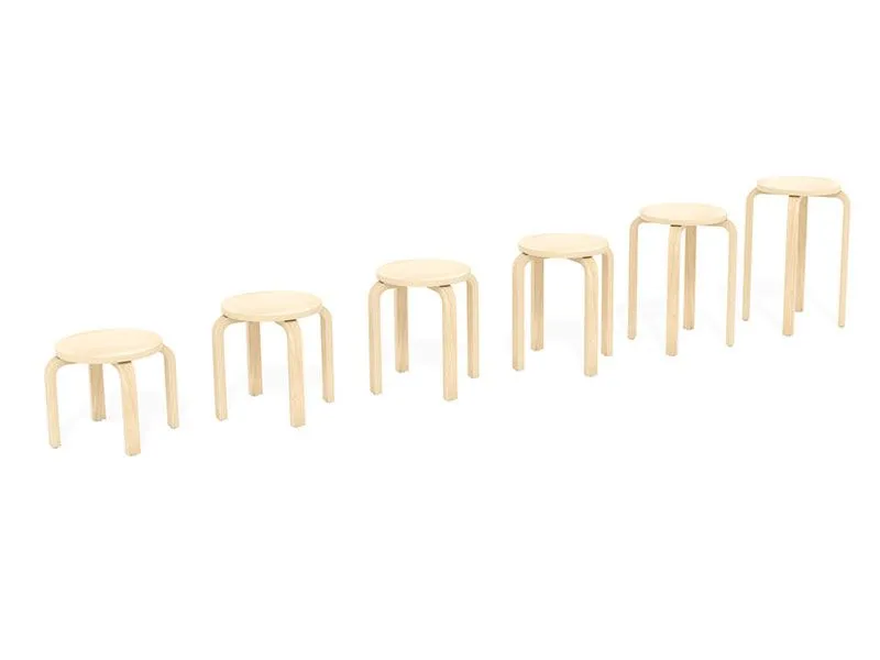 Stacking stool Ola in 6 seat heights Stacking stool Ola in 6 seat heights